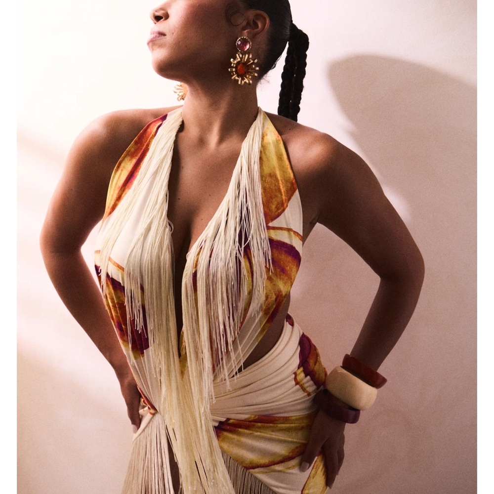 Signature Sarong in Magnolia - WORN ONCE